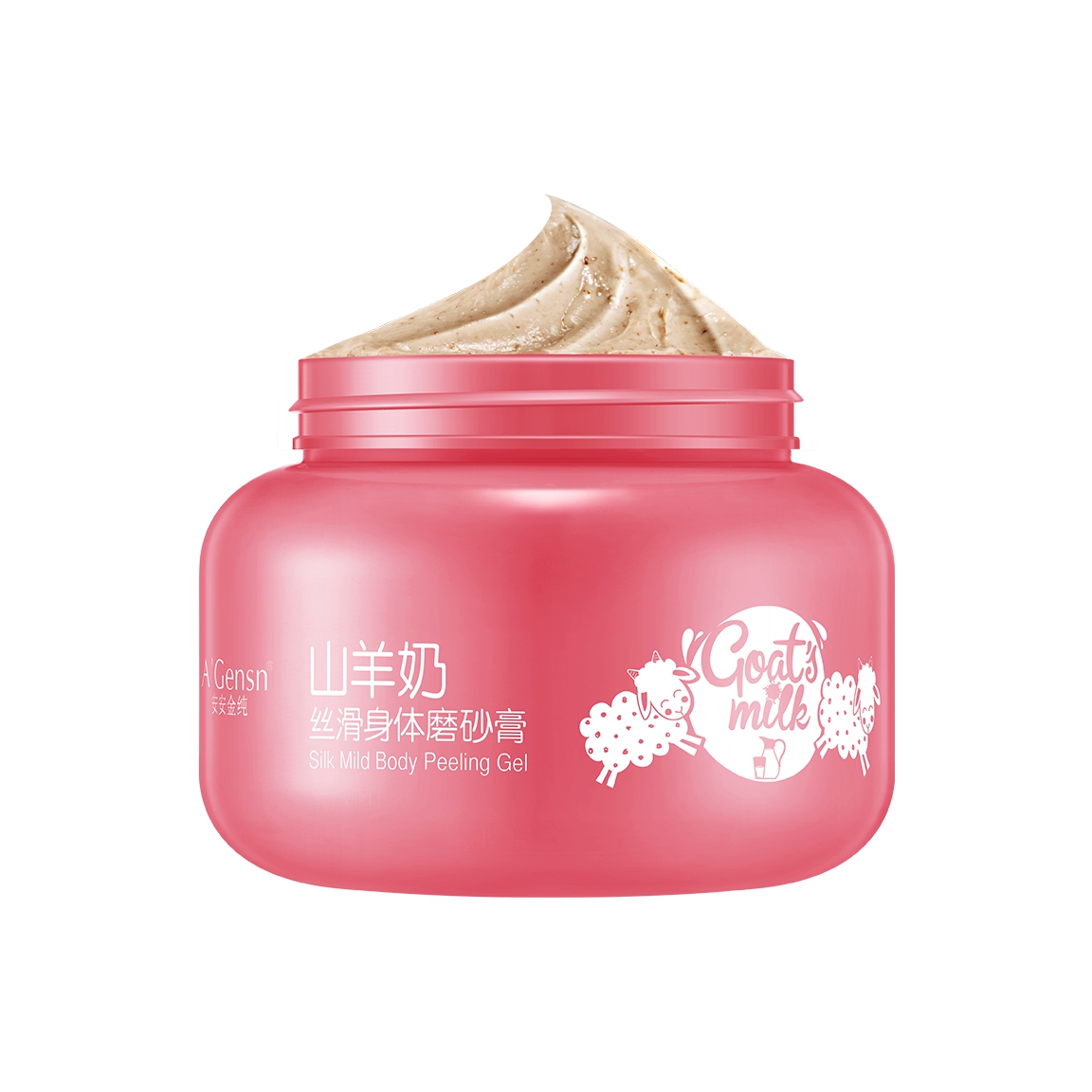 山羊奶丝滑身体磨砂膏